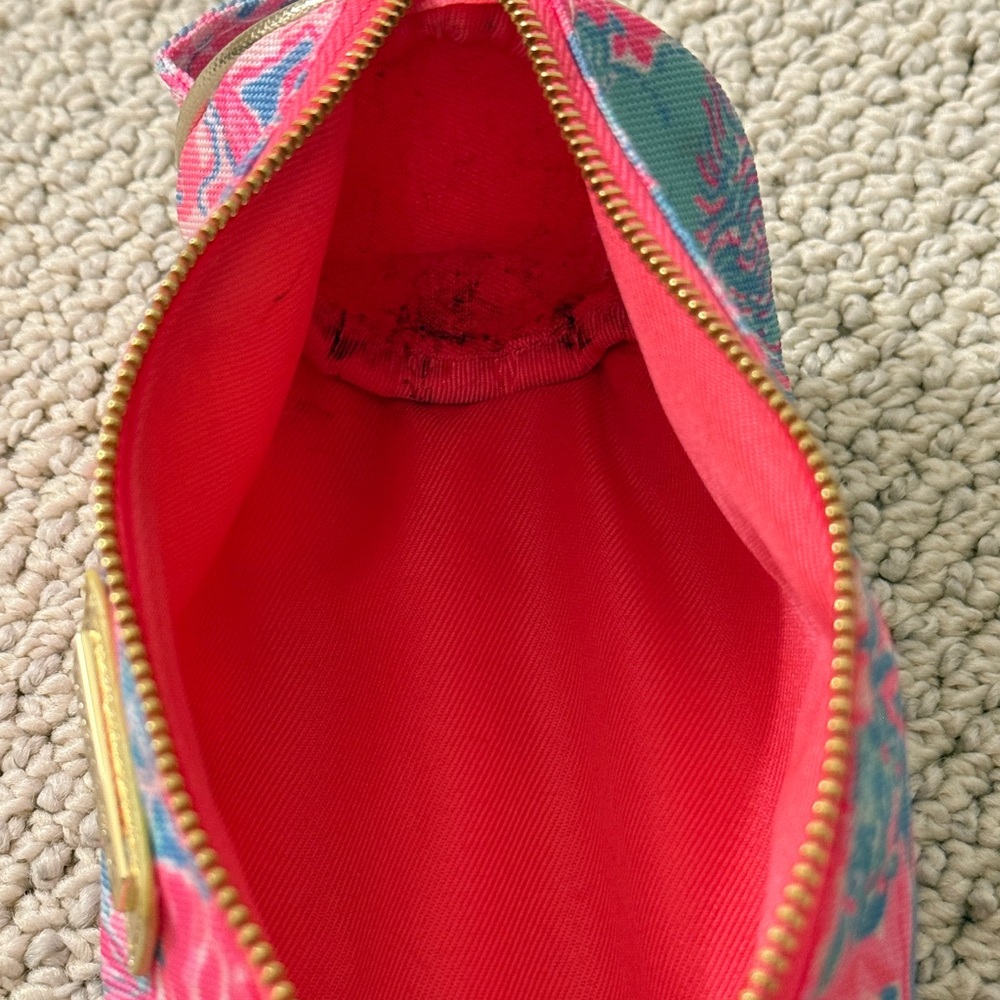 Lilly Pulitzer Pencil Makeup Bag Case - Picture 3 of 6